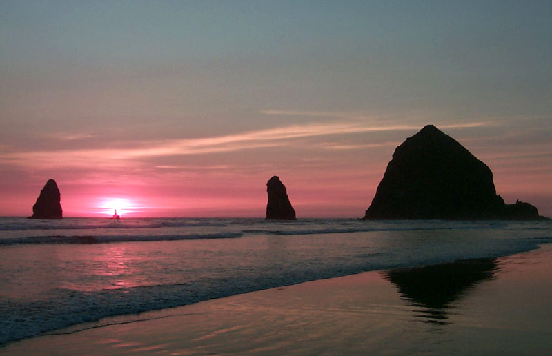 Cannon Beach - Hot Day on Southern Beaches