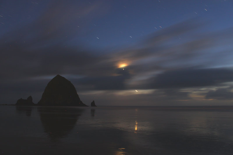 Cannon Beach Astronomy: the Sea Above the Oregon Coast 