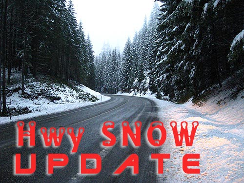 Tues Snow: Maybe More on Oregon coast than Inland - Coast Range Travel Issues