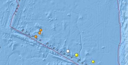 Three Small Quakes Rattle Offshore from Yachats, Central Oregon Coast