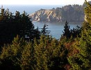 Looking down into Short Beach