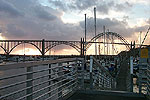 Yaquina Bay Docks - a harbor full of boats 