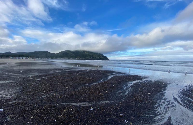 When the Ocean Burps on Oregon / Washington Coast - It's Beautiful 