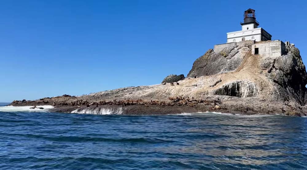 Video: What It's Like to Get Near Terrible Tilly, N. Oregon Coast Mystery Island