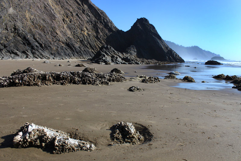 High sand levels at Arch Cape