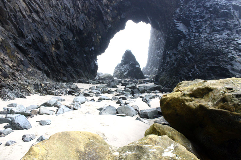 Giant hole of the arch