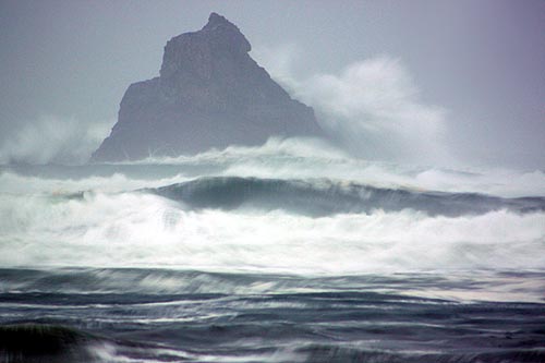 Castle Rock at Arch Cape