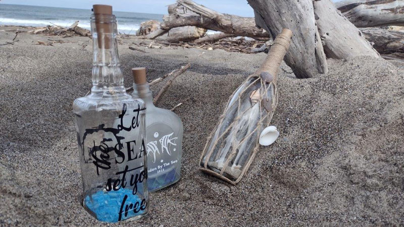 Messages In Arty Bottles Dropped on South Oregon Coast Bring Prizes