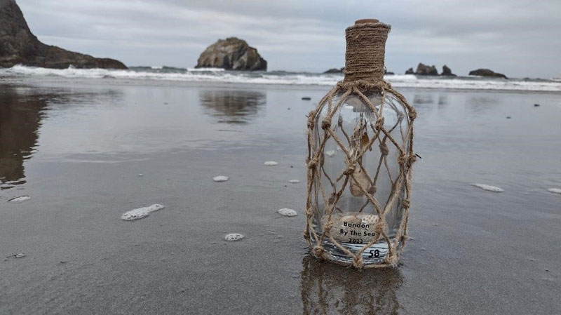 More of Artful 'Message In A Bottle' Find on South Oregon Coast in January 