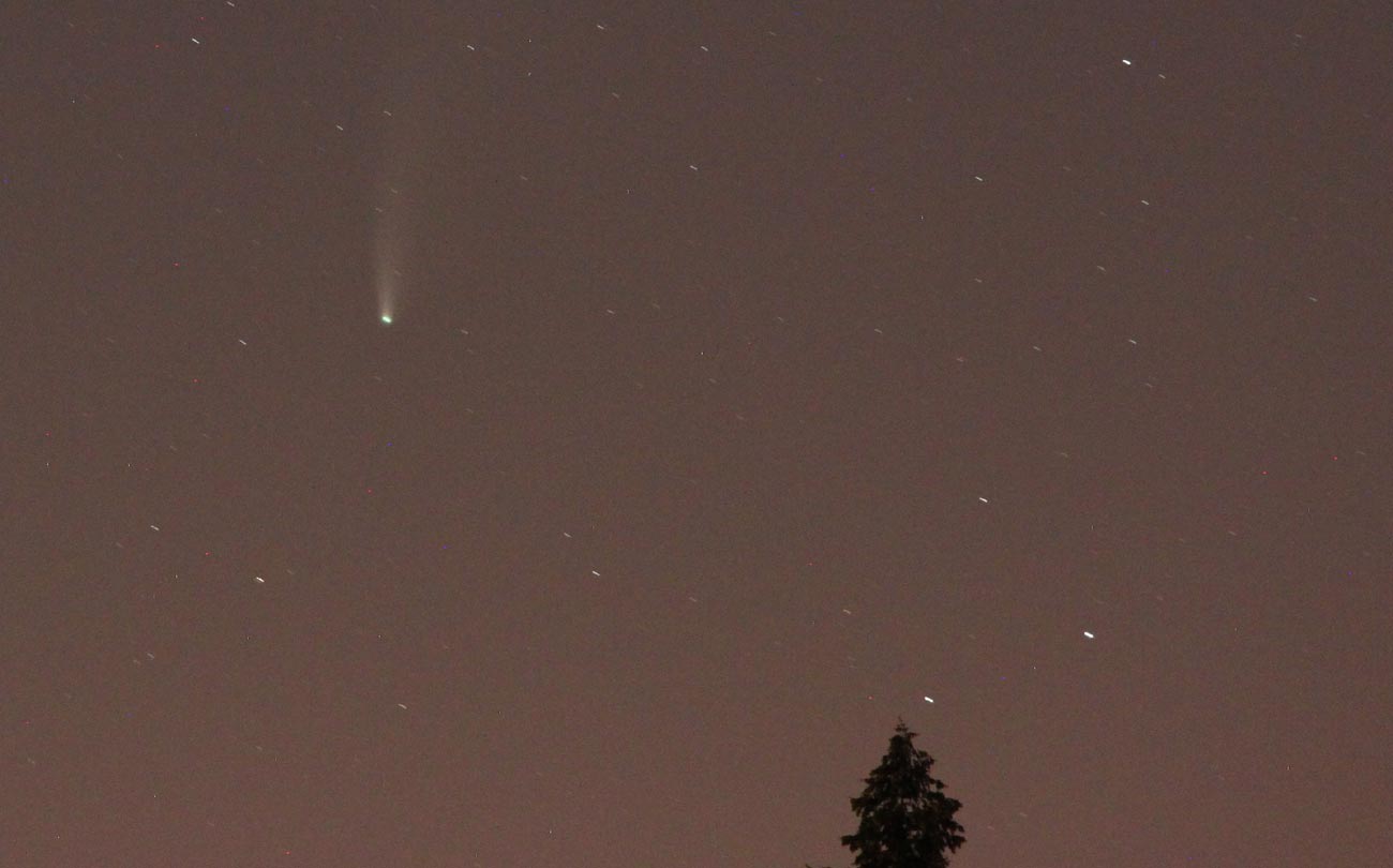 Comet ZTF Already Spotted from Oregon Coast; Dramatic Video of Tail Hit 