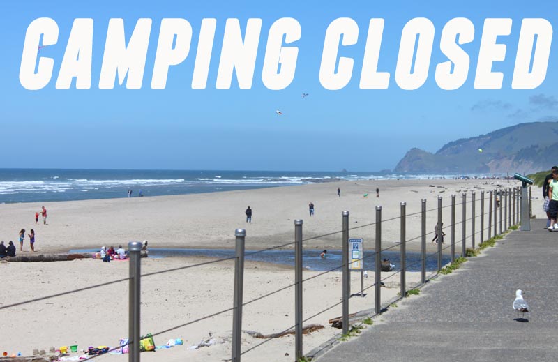 Oregon Coast Closes Camping; Washington Halts Razor Clam Digs 
