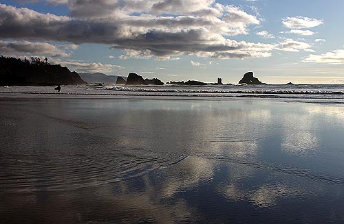 Photo: more dramatic cloud scenes like this at Ecola State Park