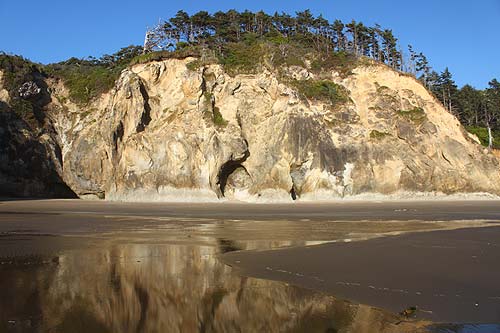 Photo: Hug Point, near Cannon Beach