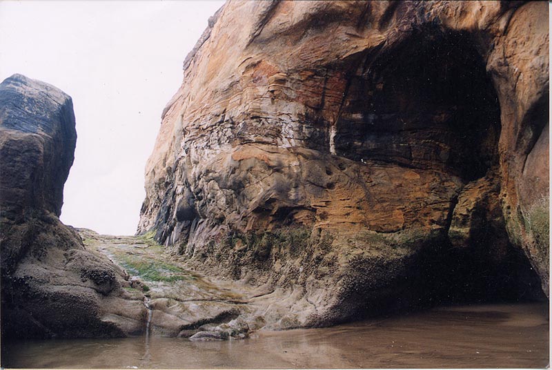 Beginning of the road at Hug Point