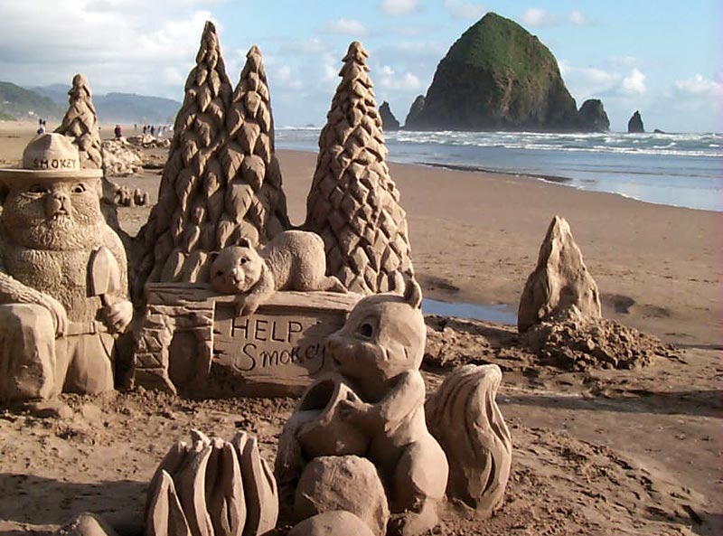 Cannon Beach Sandcastle Contest Goes Virtual Instead - and Mostly Oregon Coast 