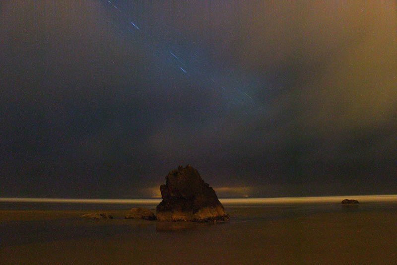 Above the Oregon, Washington Coast: Halloween is in the Stars as Well 