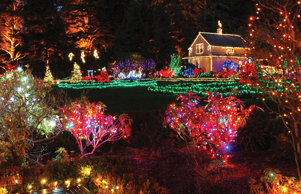 New at South Oregon Coast's Stellar Holiday Lights at Shore Acres: Shuttles, Reservation System 