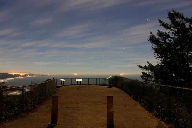 An Oregon Coast Landmark in a Different Light: Cape Foulweather After Dark
