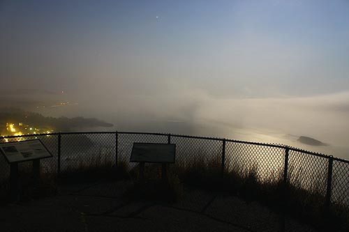 Cape Foulweather at night