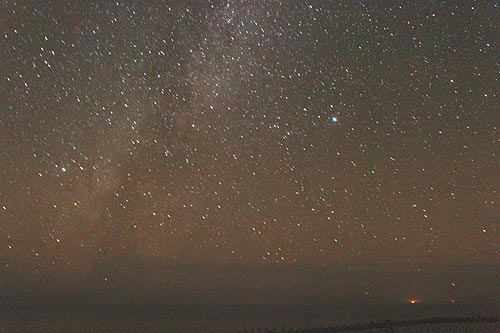 stars above Cape Foulweather, near Depoe Bay