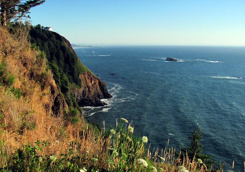 Cliffs Guard Unseen Beaches on the Central Oregon Coast: Otter Crest Loop