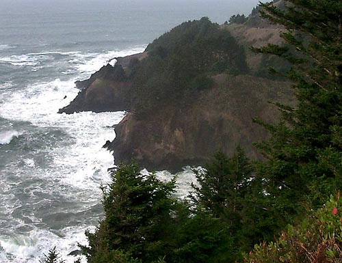 Cliffs of Otter Crest Loop Road