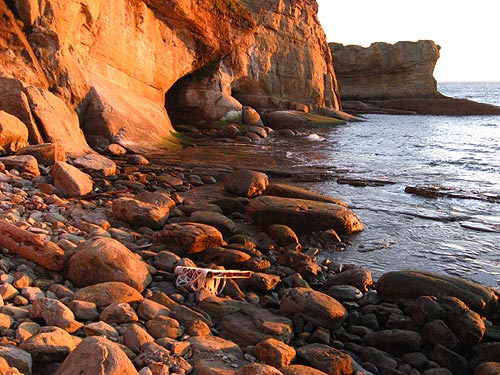 Otter Rock's beach, next to Devil's Punchbowl