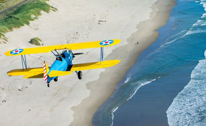 Biplane Ride Near Florence a Joyful Thrillride Above Central Oregon Coast