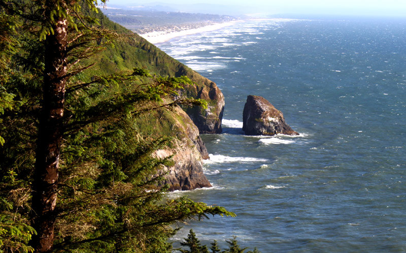 Cox Rock, Near Florence, an Oregon Coast Puzzle in History, Geology, Sightseeing