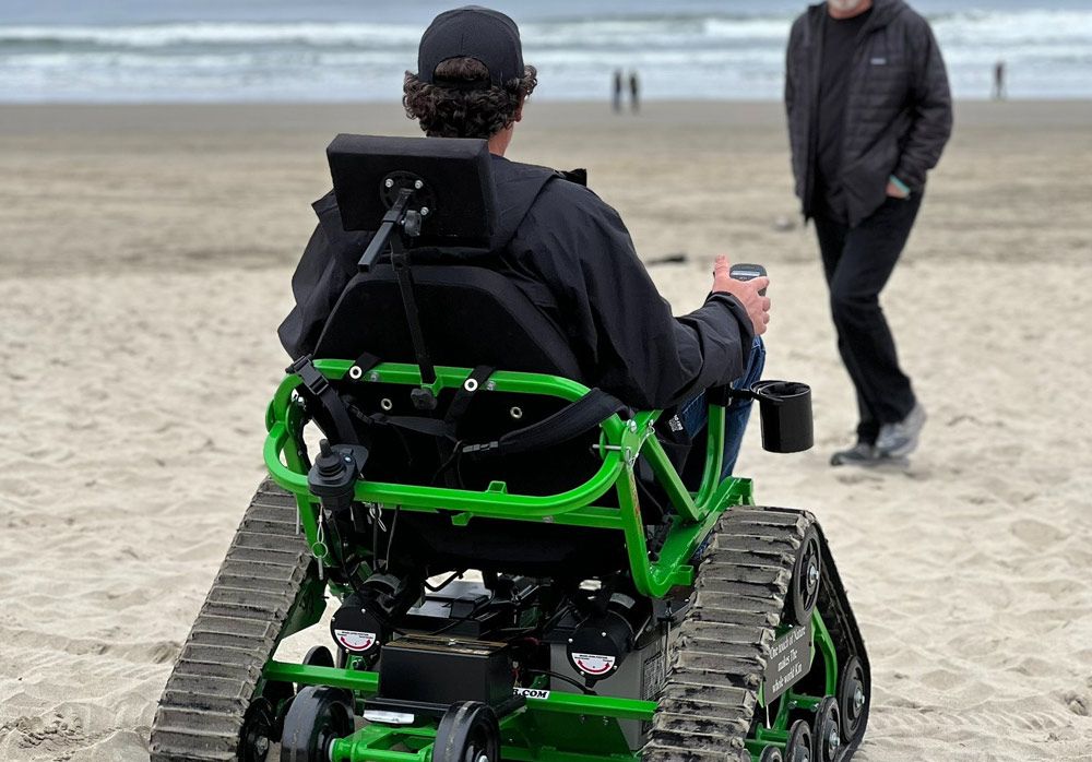 Electric Beach Mobility Chair Comes to Florence; Newport is Next Oregon Coast Town 