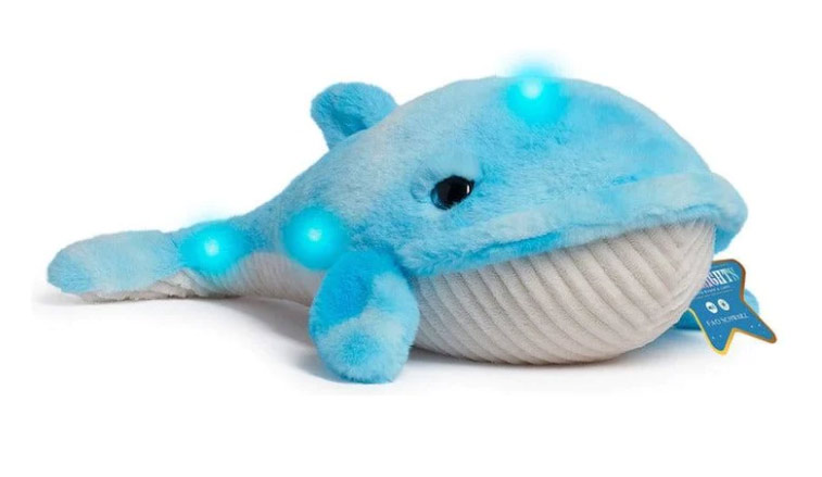 Flo the glowing plush whale