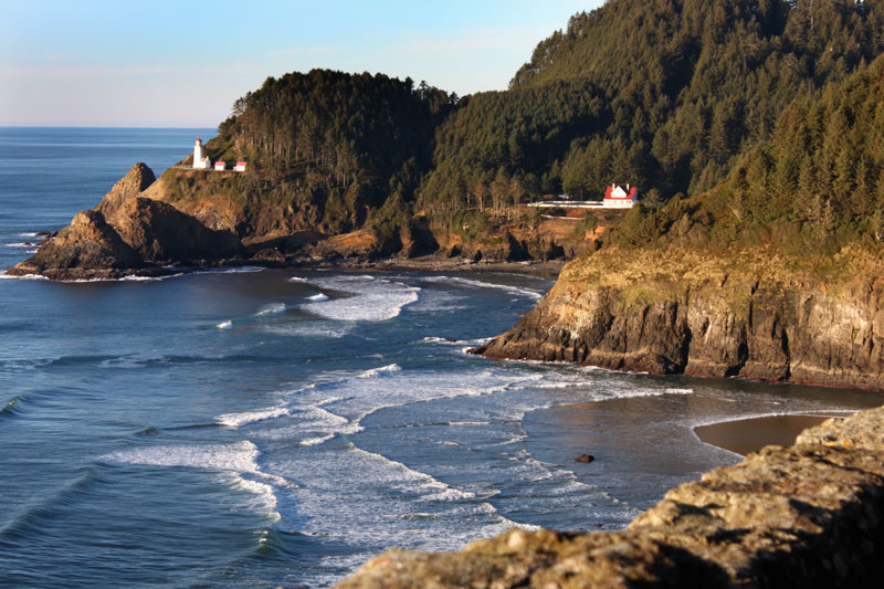 Views Taken to Dizzying Heights Along Oregon Coast 