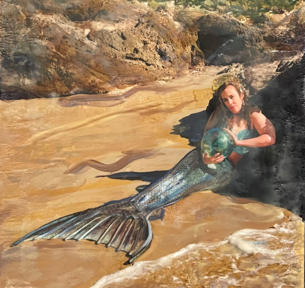 Mermaids on Display at Florence as Central Oregon Coast Gallery Features Encased Mixed Media