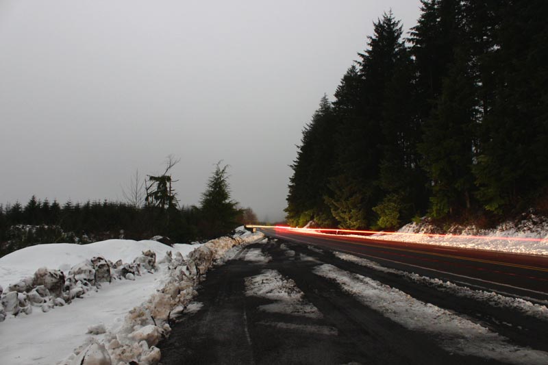 Snow on Tuesday for Western Oregon, Washington, Coast Range: Portland to Seattle 