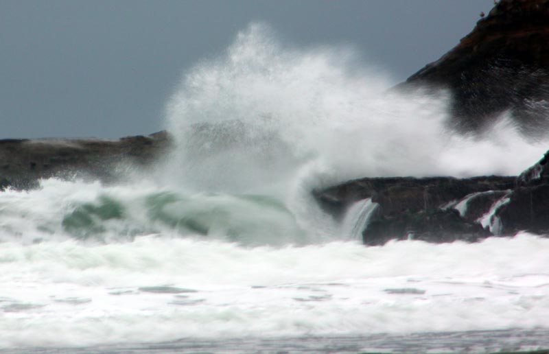 First Round of Sneaker Waves, Stormwatching for Oregon / Washington Coast: Warnings