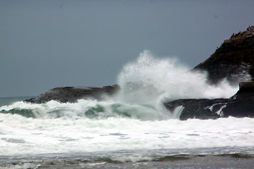 Cape Kiwanda  storm waves