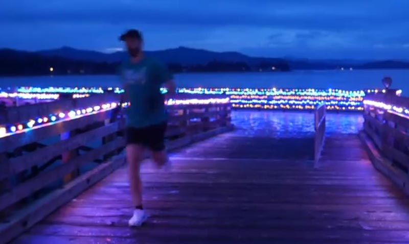 New Oregon Coast Tradition Lights Up a Lincoln City Dock 
