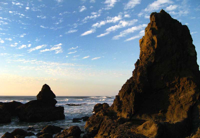 Ocean is Close at Classic Rental Above Deserted Oregon Coast Locale 