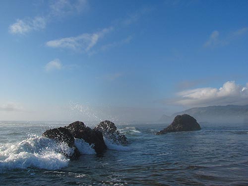 Rocks at NW 40th access, Lincoln City