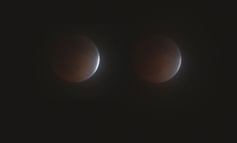 Leonid Meteor Showers, Lunar Eclipse Above Washington / Oregon Coast 