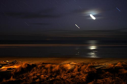 Meteor Shower, Comet Above Oregon and the Coast - Sort Of