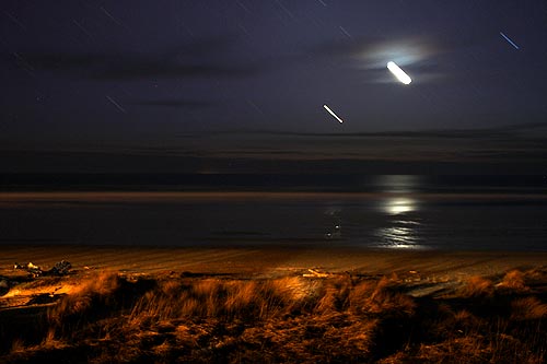 Above Portland, Oregon Coast: Peak of Meteor Showers This Weekend 