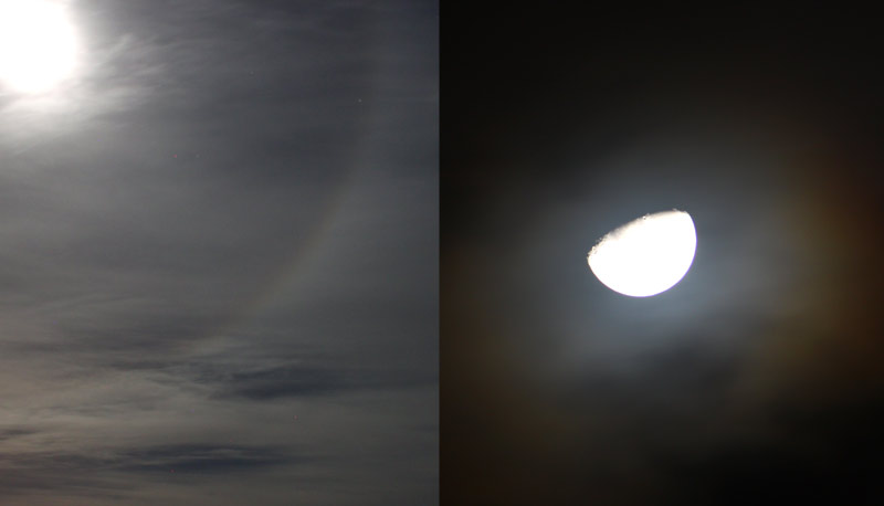 Moon Halo or Lunar Corona: What You're Seeing on Washington Coast / Oregon Coast