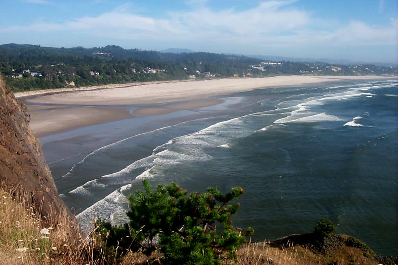 Yaquina Head (a view of Agate Beach from above)