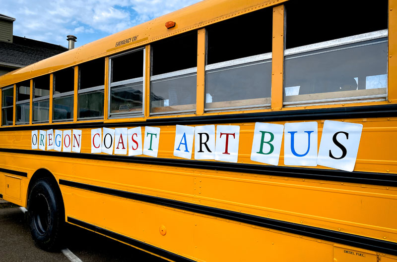 Oregon Coast Art Bus Makes Debut in Newport 