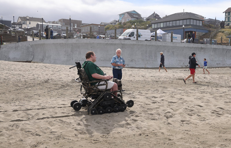 Newport Latest Oregon Coast Town to Get All-Terrain Track Chair for Accessibility 