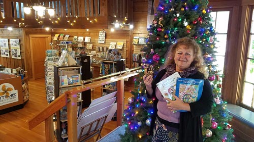 Newport's Maritime museum in a holiday vibe