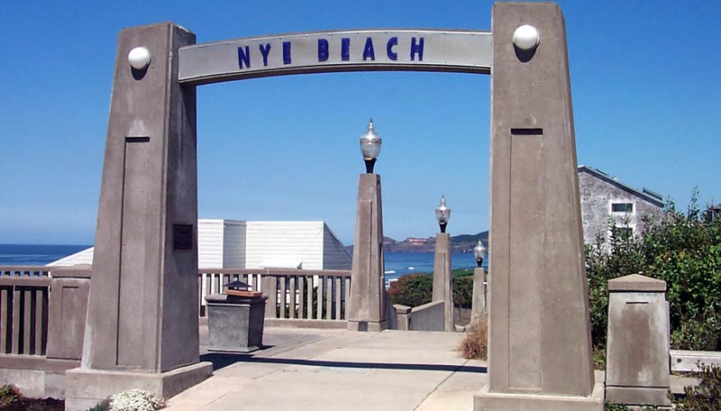 Nye Beach arch, Newport Oregon coast