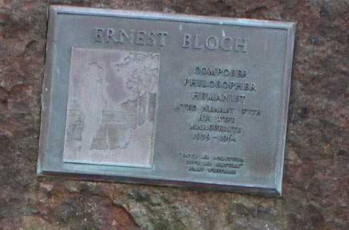 Ernest Bloch memorial, Newport