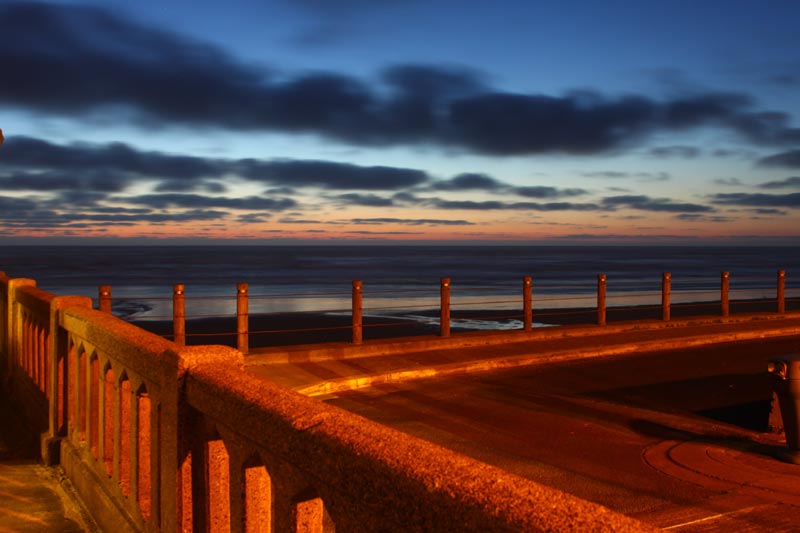 Nye Beach Turnaround Various Views, Virtual Tour of Newport, Oregon Coast 